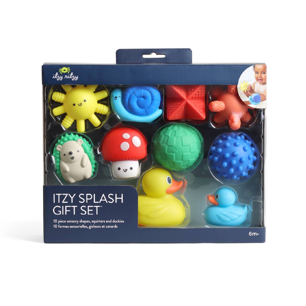 Itzy Ritzy - Itzy Splash Gift Set, Soft Bath & Water Toys