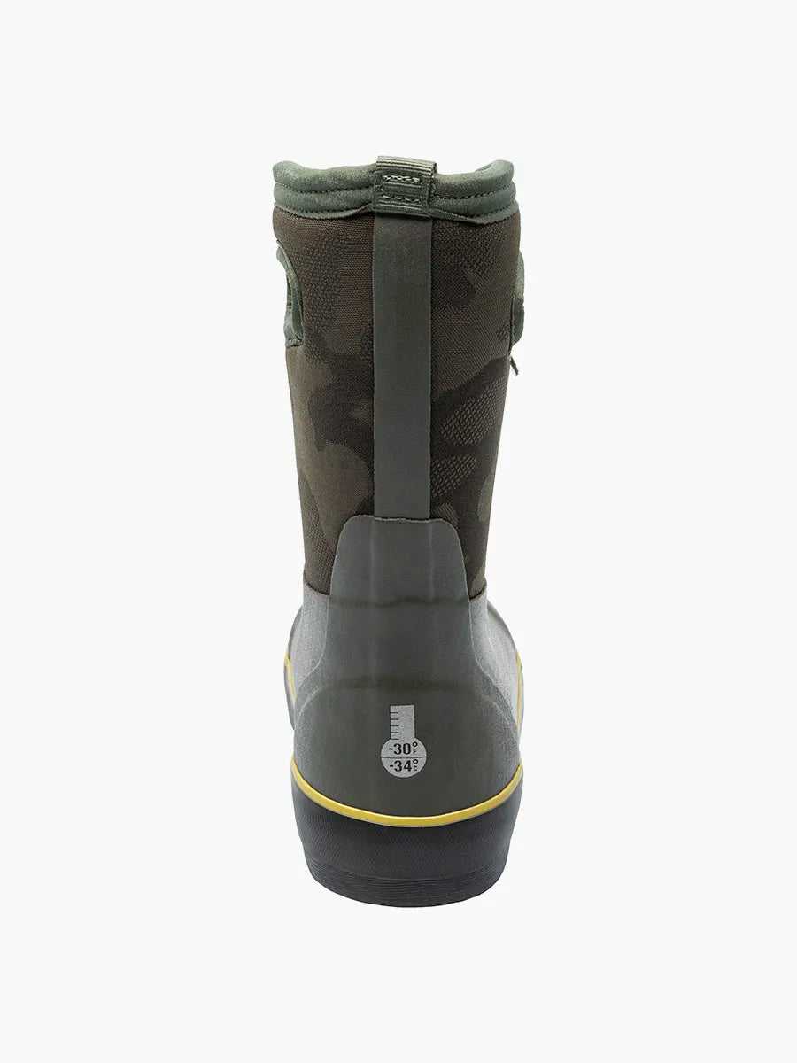 BOGS Kids' Classic Insulated Rain Boot - Tonal Camo — waterproof, insulated, children's boots — additional view