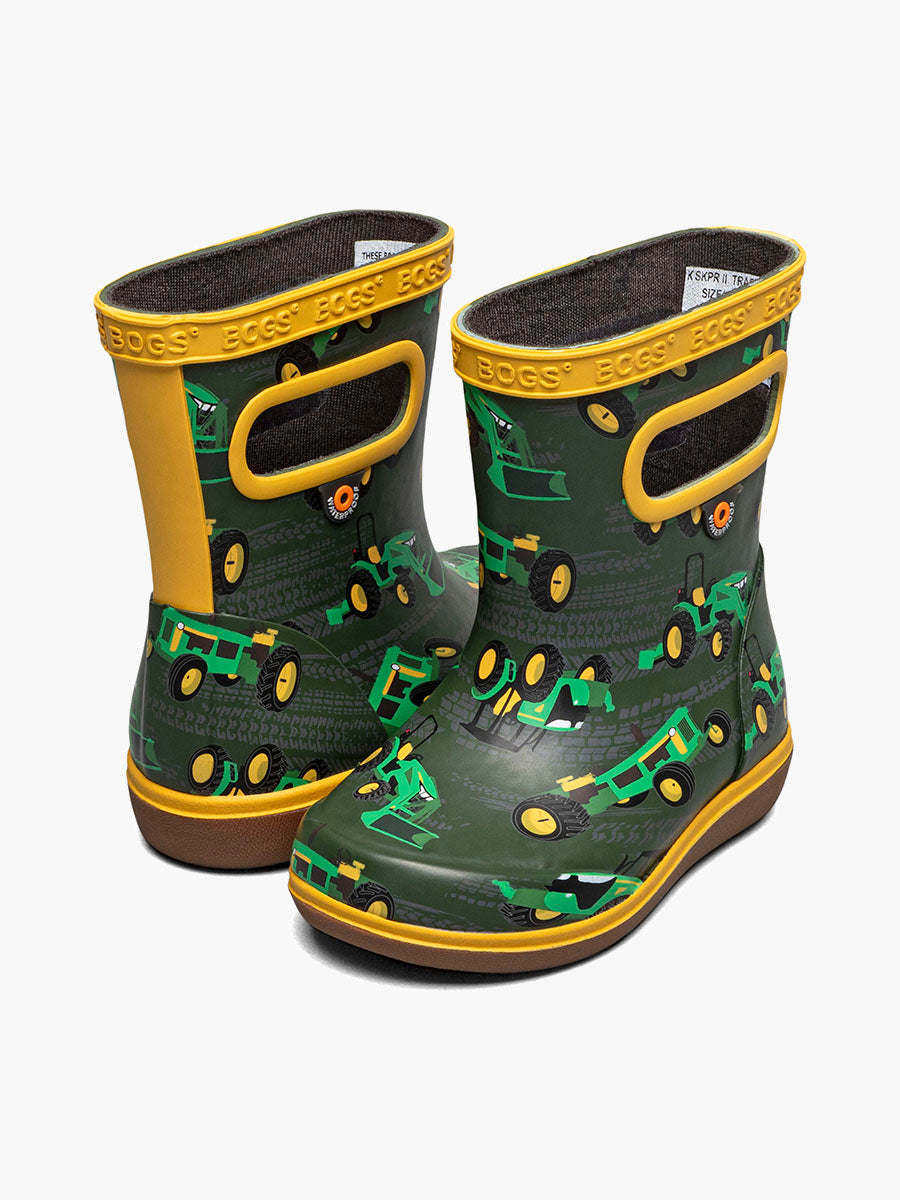 BOGS - SKIPPER II TRACTORS Kids Rainboots