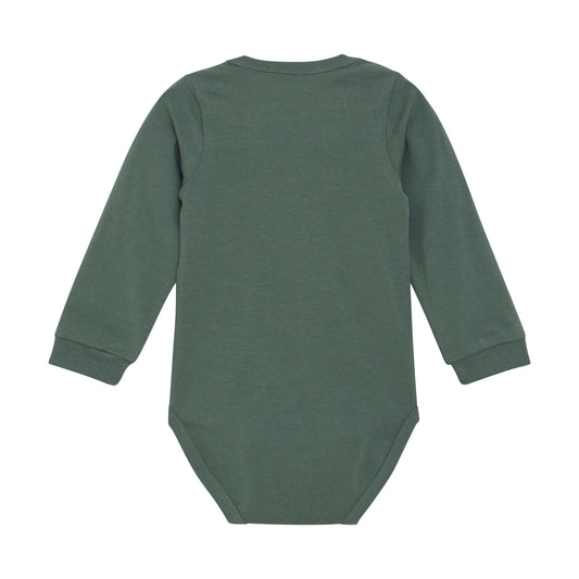 Minymo - Long Sleeve Safari Animals Bodysuit - 3 Months