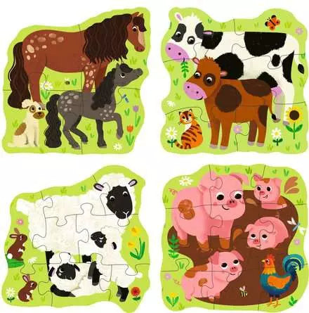 Ravensburger - Puzzle Up: Farm Animals Puzzle Set