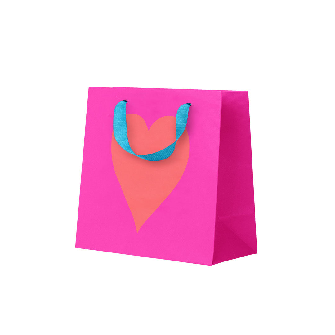 Ohh Deer Neon Heart Mini Gift Bag