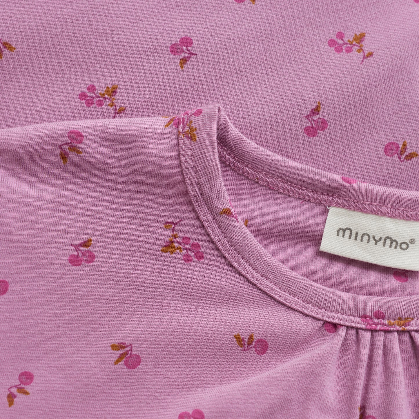 Minymo - Pink All Over Floral Print Long Sleeve T-Shirt - 5 years