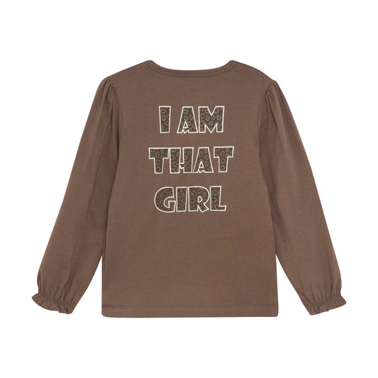 Minymo - Long Sleeve 'That Girl' Shirt - 5 Youth