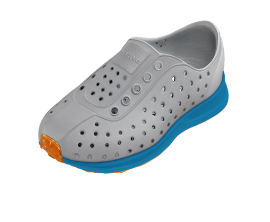 Native Shoes Robbie Child Sugarlite - Pigeon Grey/ Megamarine Blue/ Sunset Speckle
