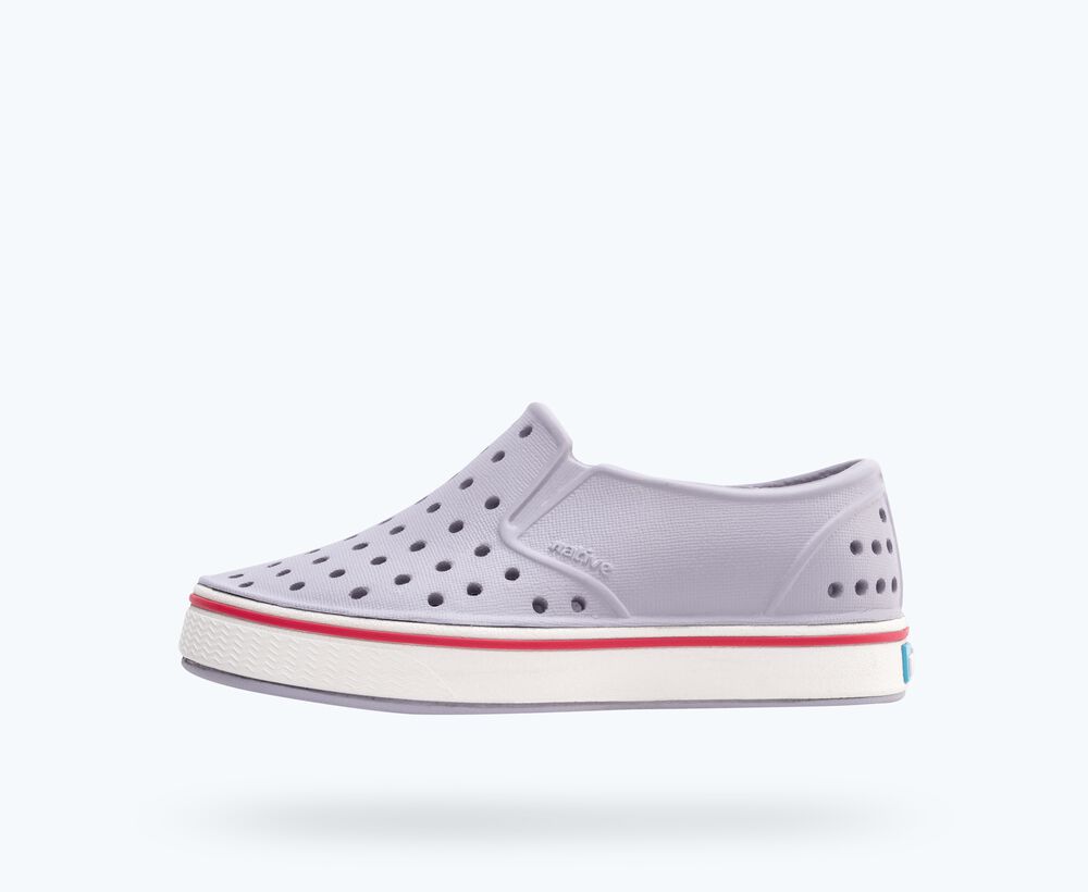 Native Shoes Miles Kids' Wider-Fit Slip-On, children's shoes — closeup view