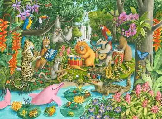 Rainforest River Band 100 pc Puzzle