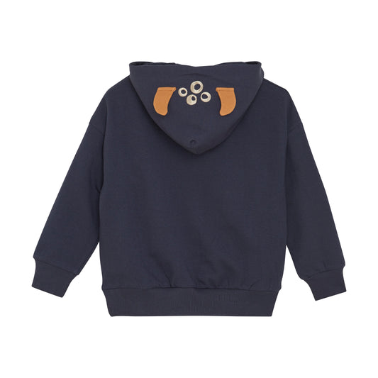 Minymo - Monster Hooded Sweatshirt - 5 years