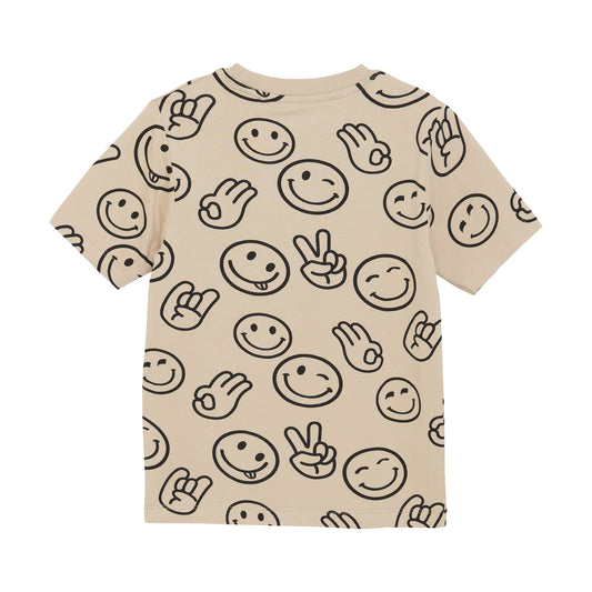 Minymo - Short Sleeve Smiley T-shirt - 5Y