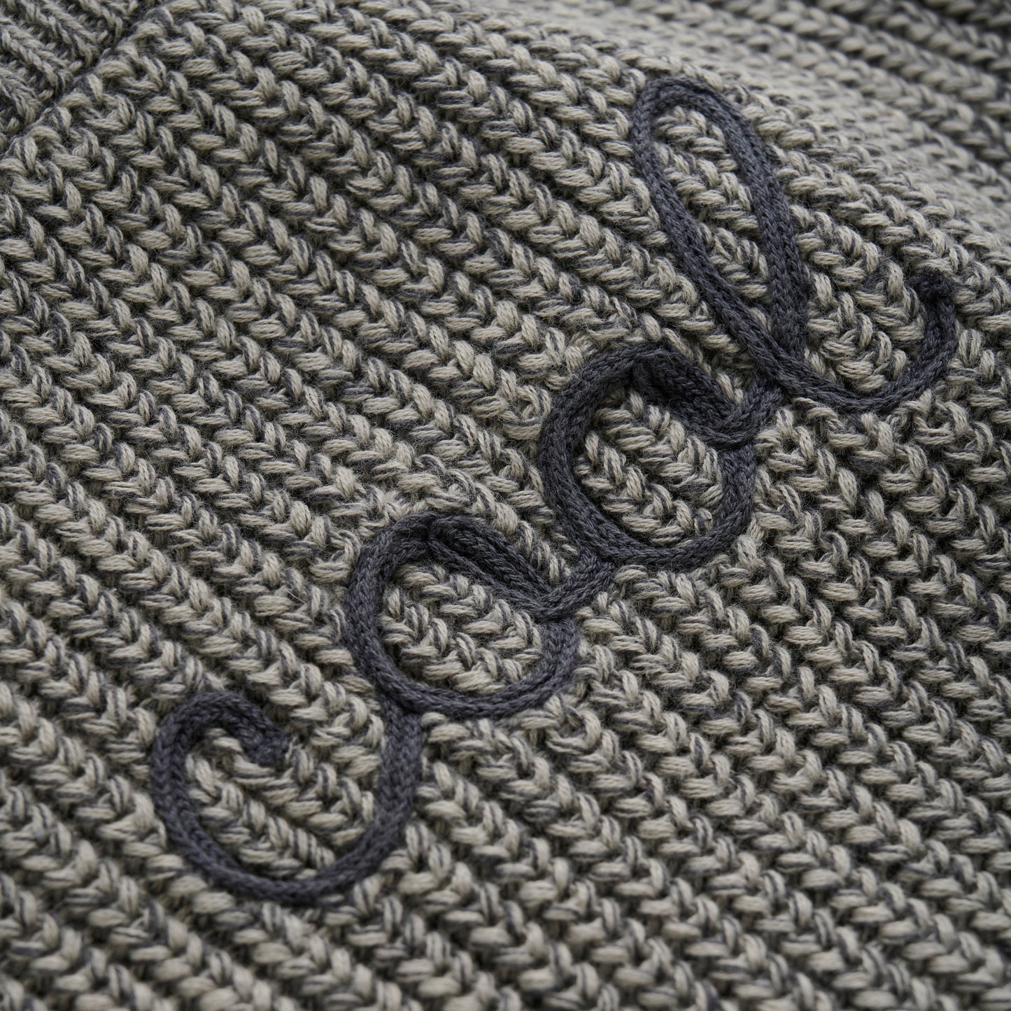 Minymo Pullover Knit Sweater - Grey Cool