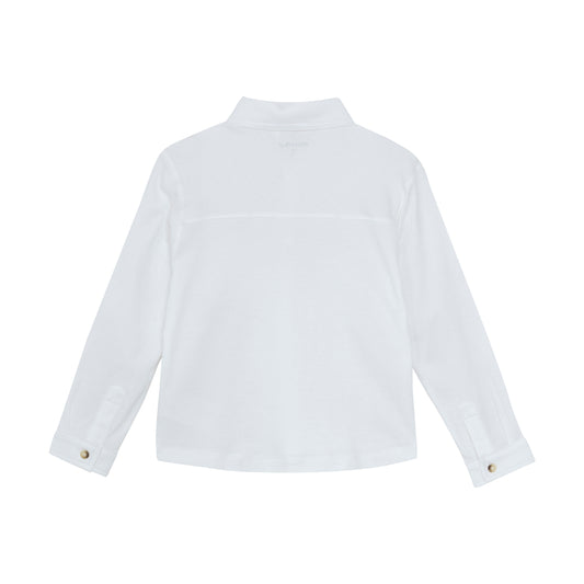 Minymo - White Collared Button Down - 5 Youth