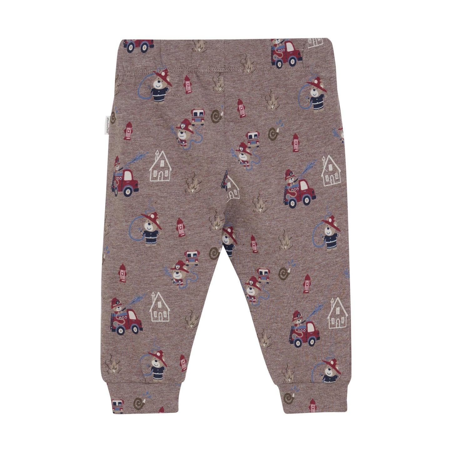 Minymo - Baby Bottom Brown Fire-Fighter Bear - 3M