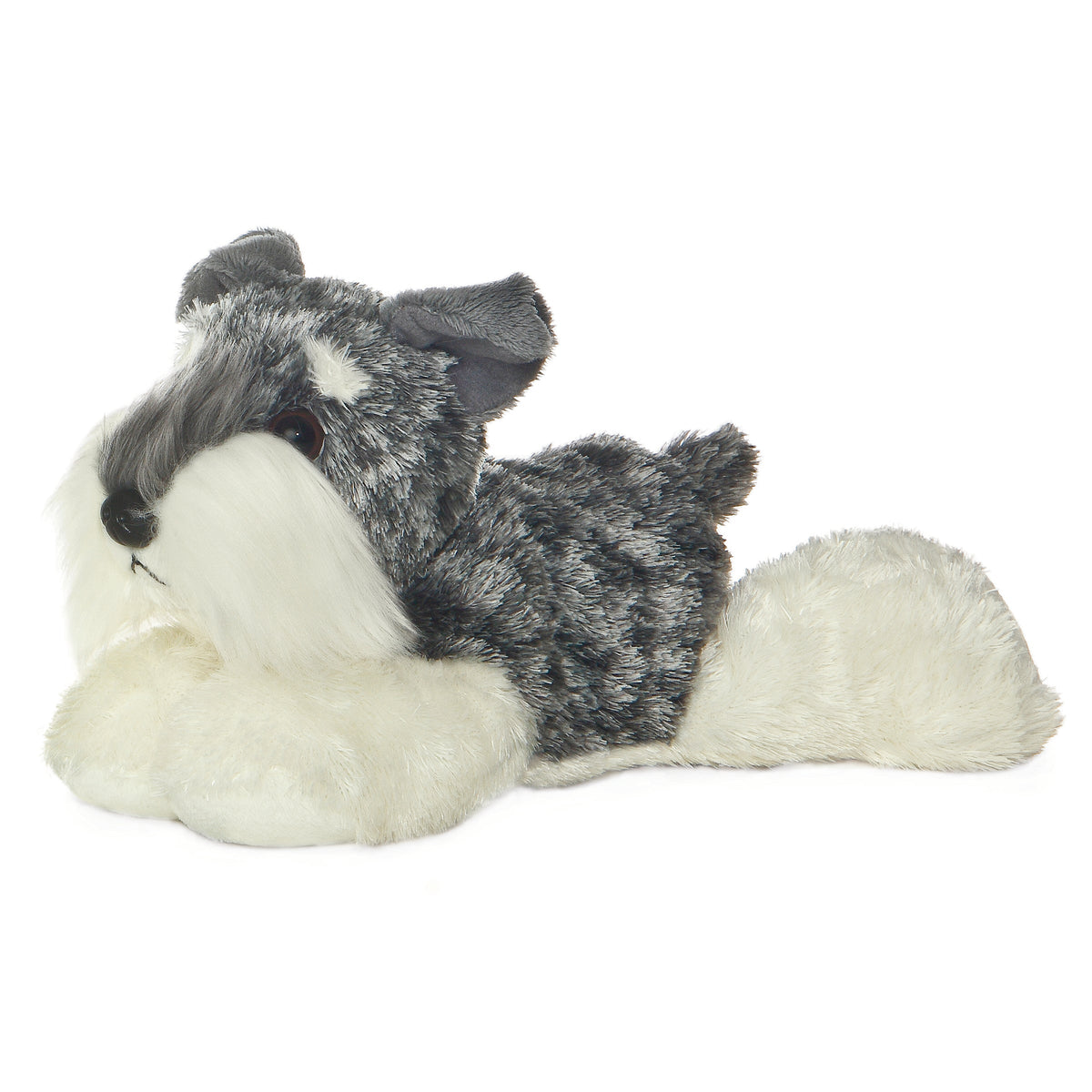 Aurora Mini Flopsie 8" Stein Schnauzer Dog Plush