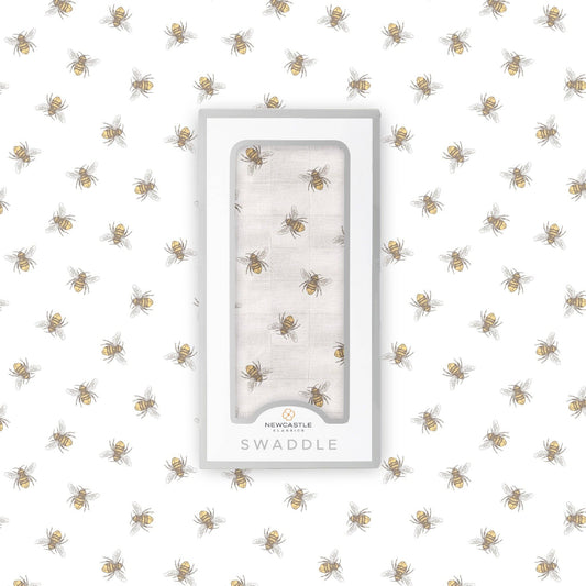 Newcastle Classics - Honey Bee Bamboo Swaddle