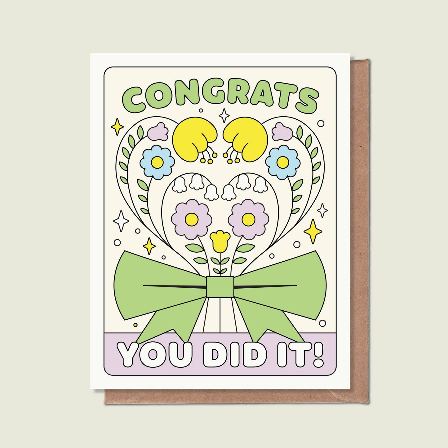 Épée Lapin Studio - Congrats, You Did It Greeting Card
