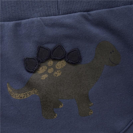 Minymo - Baby Sweatpants Dino Blue - 3M