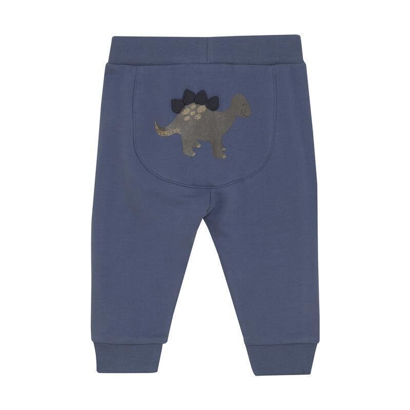Minymo - Baby Sweatpants Dino Blue - 3M