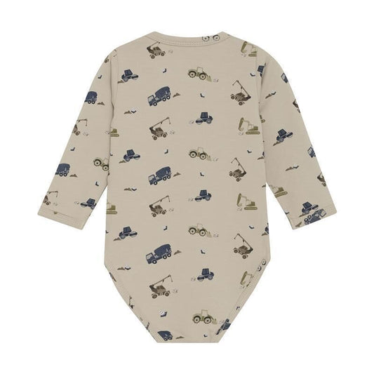 Minymo -Print on Cream Bodysuit - 3M