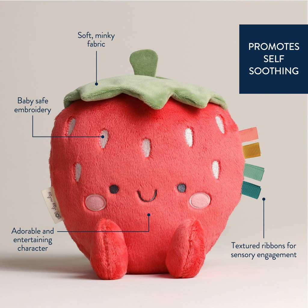 Itzy Ritzy - Sweetie Snuggles™ Plush: Strawberry