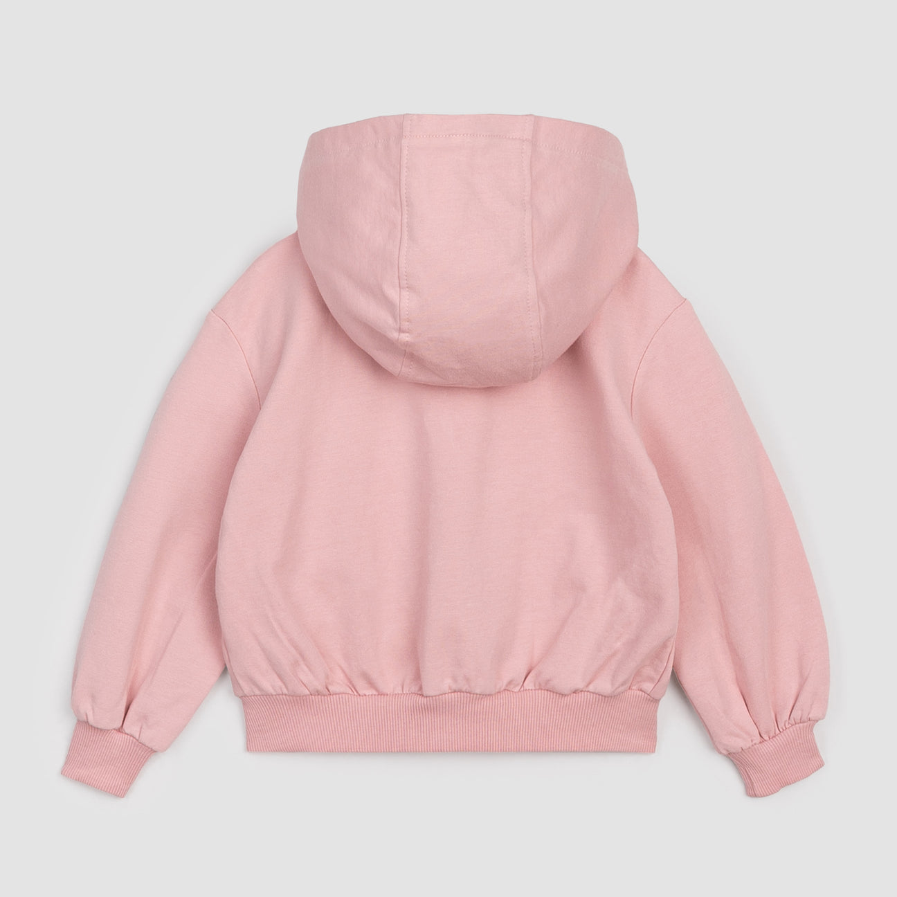 Miles The Label - Basics Girls' Zip-Up Hoodie - Rose
