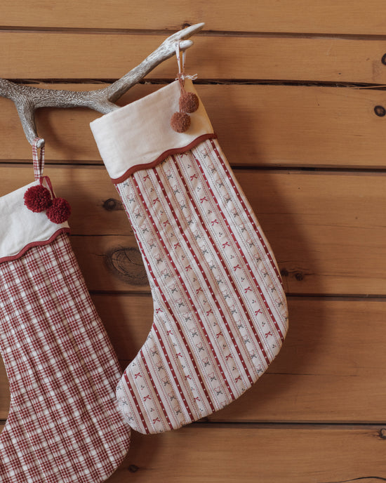 Rylee + Cru Noel Stocking Candy Cane Lane