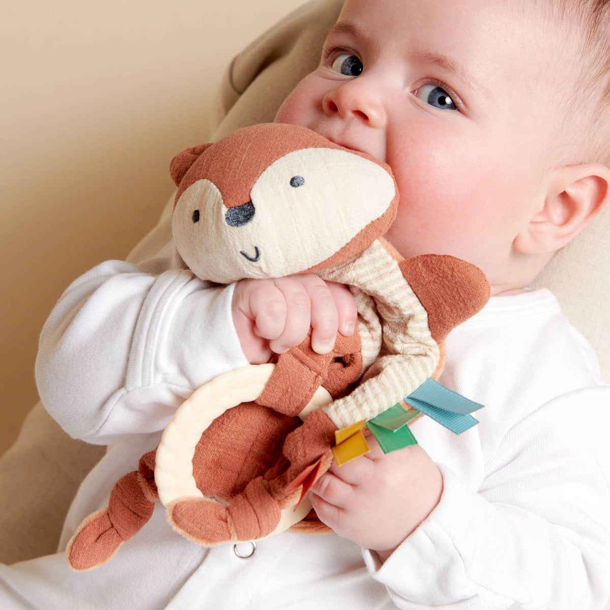 Itzy Ritzy - Bitzy Crinkle Sensory Toy with Teether