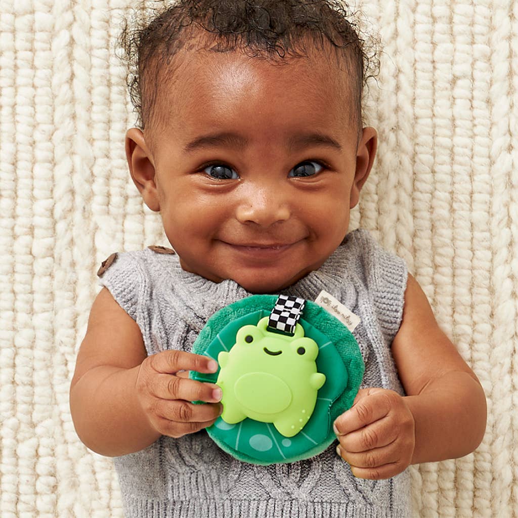Itzy Ritzy - Sweetie Crinkle: Frog Silicone Teether