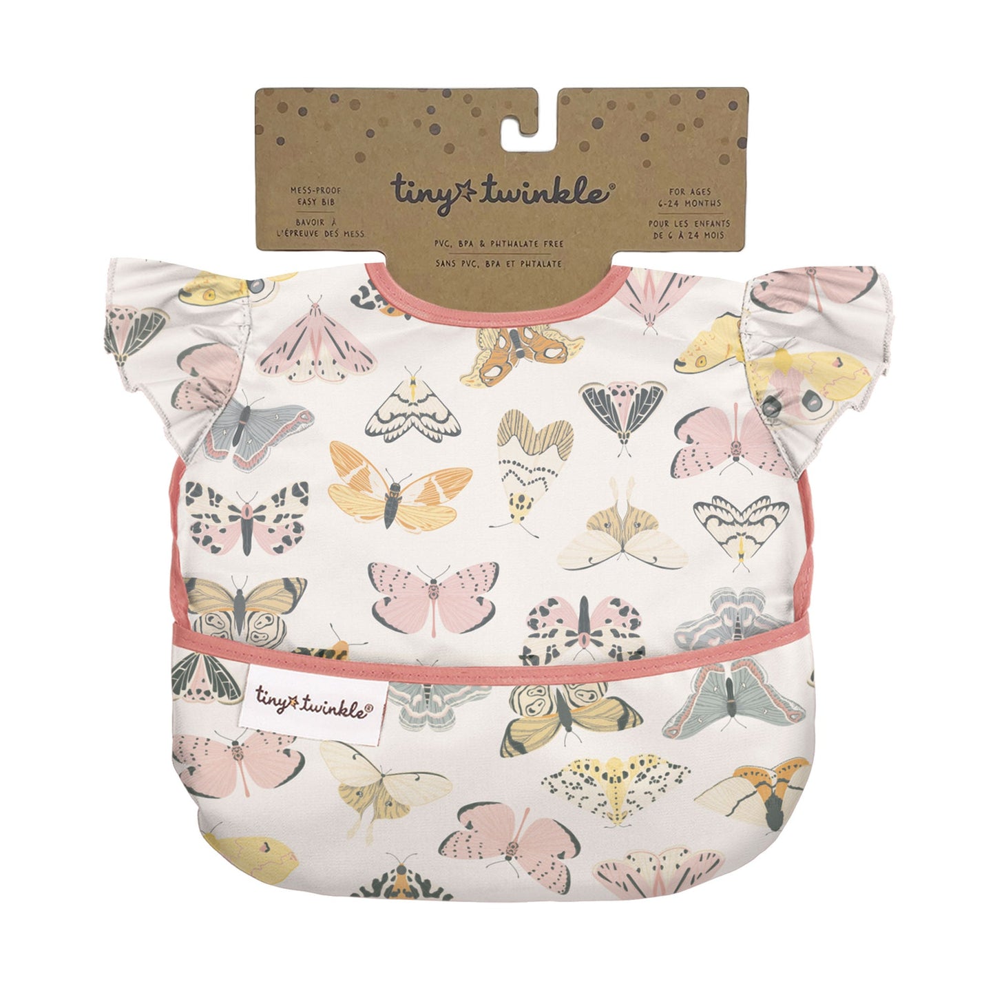 TINY TWINKLE - Mess-proof Easy Bib Ruffle - Flutter (6 - 36 Months)