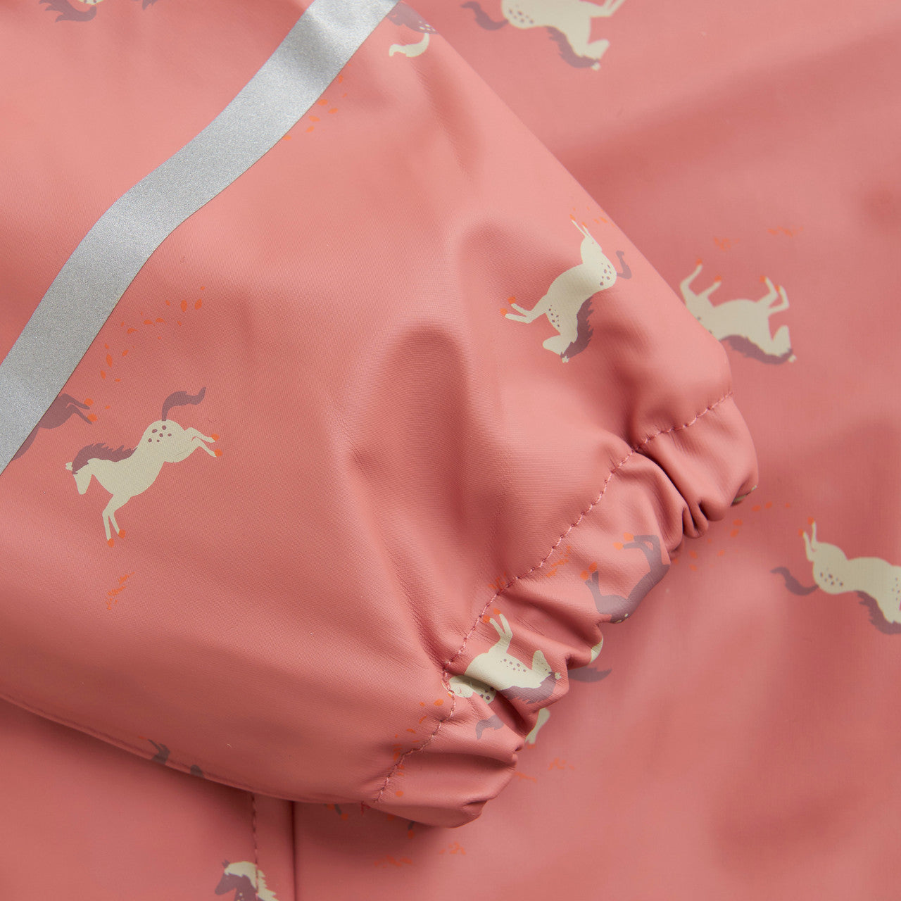 Celavi - kid Rainwear jacket W. Fleece - Brick Dust - 3/4Y