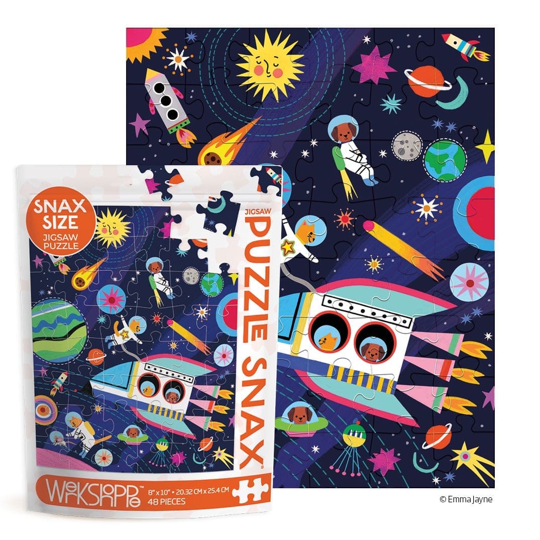 Werkshoppe 48 pc Puzzle Snax Pets in Space Puzzle