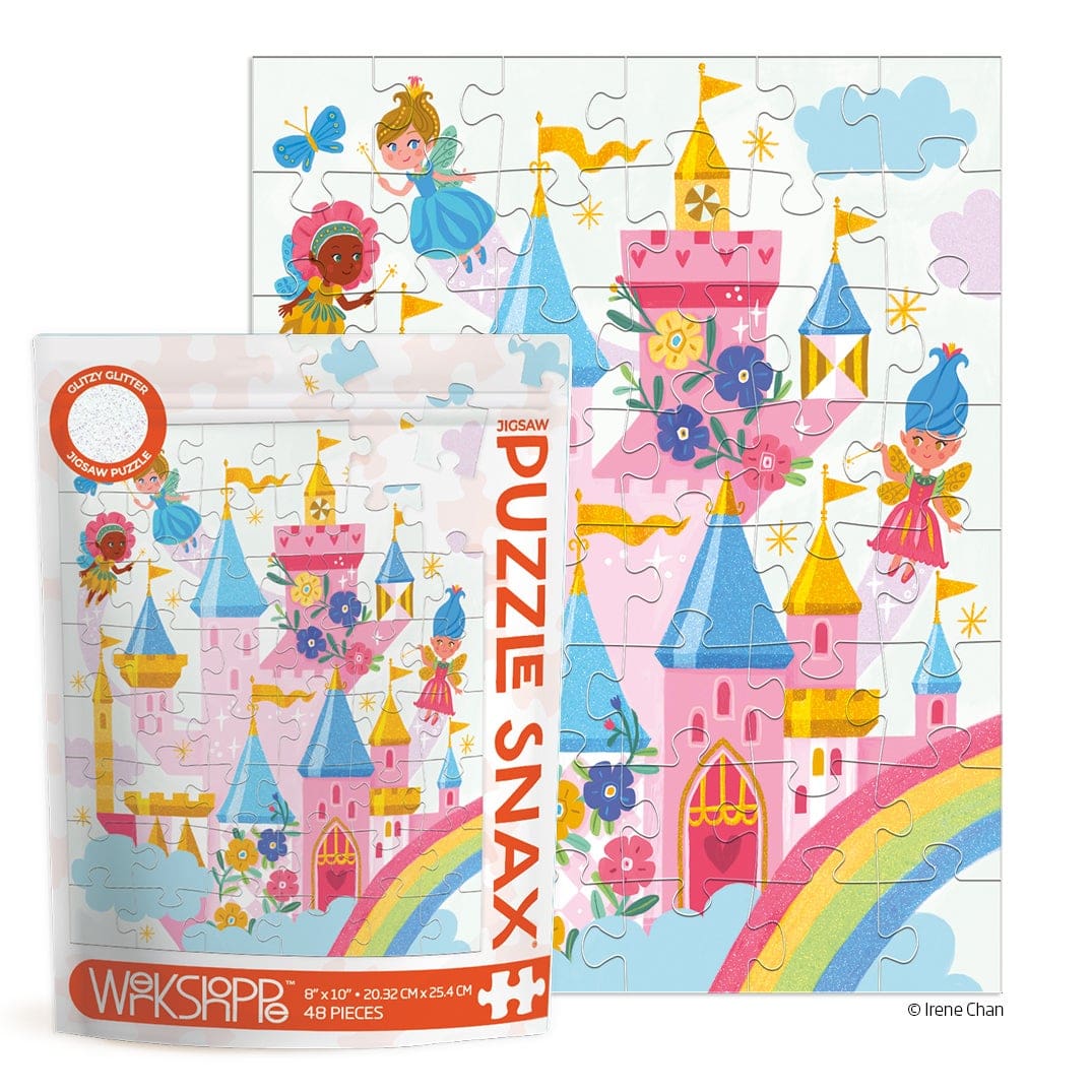 Werkshoppe 48 pc Puzzle Snax Fairy Castle Puzzle
