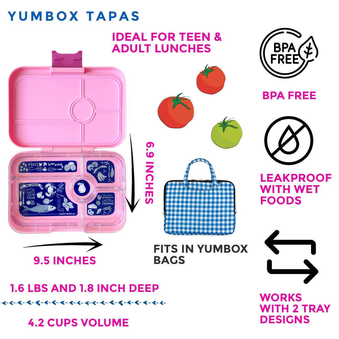 Yumbox - Tapas 5 Compartment Bento Lunch Box