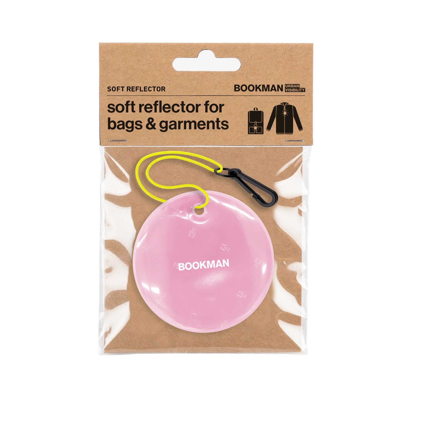 Bookman Urban Visibility - Hanging Reflector Circle Pink
