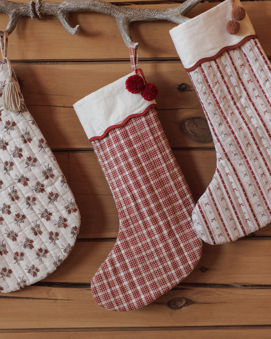 Rylee + Cru Noel Stocking Candy Cane Lane