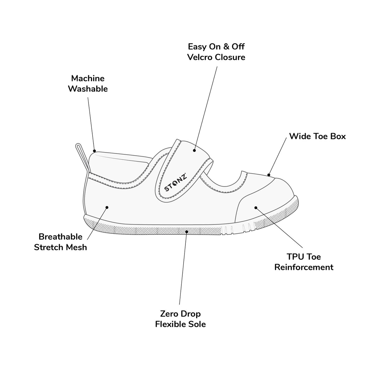 Stonz Cruiser Mary Jane Baby Shoes