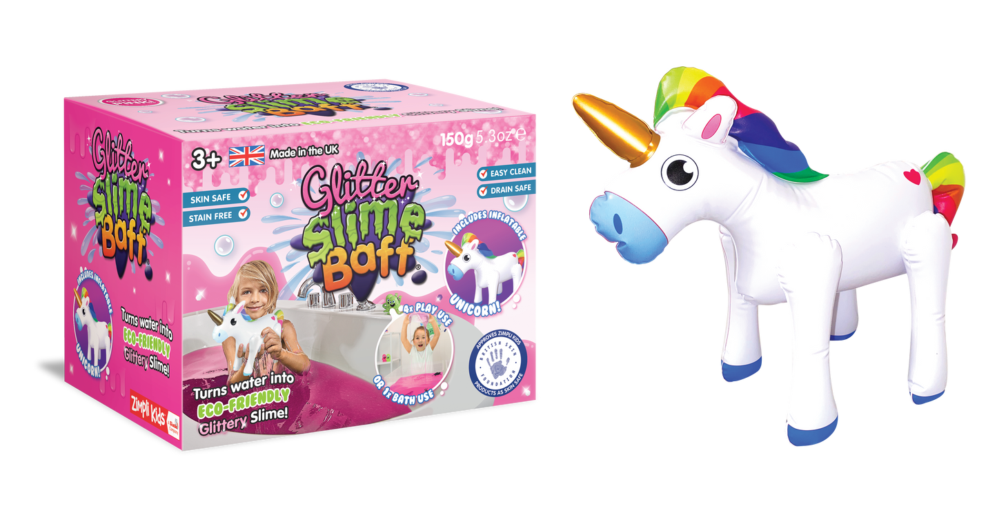 Zimpli Kids - Zimpli Bio Glitter Slime Baff with Inflatable Unicorn