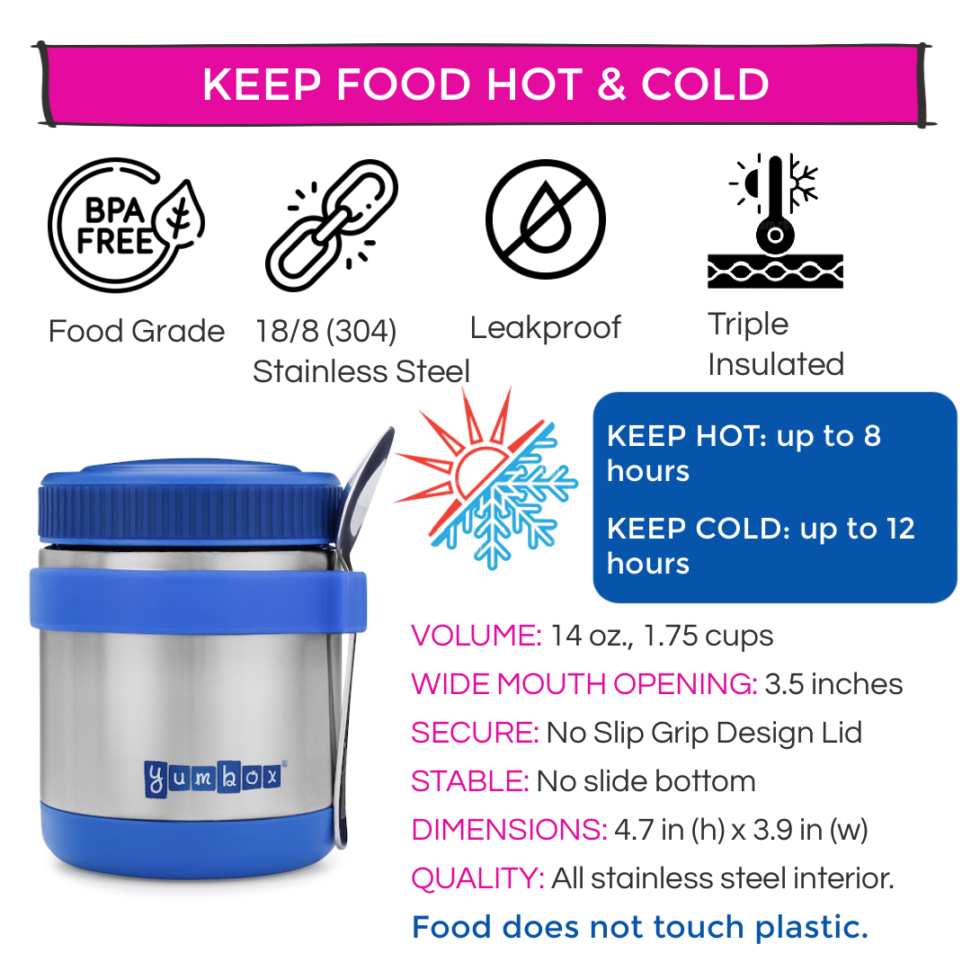 Yumbox - Triple Insulated Stainless Steel Thermal Jar 14oz