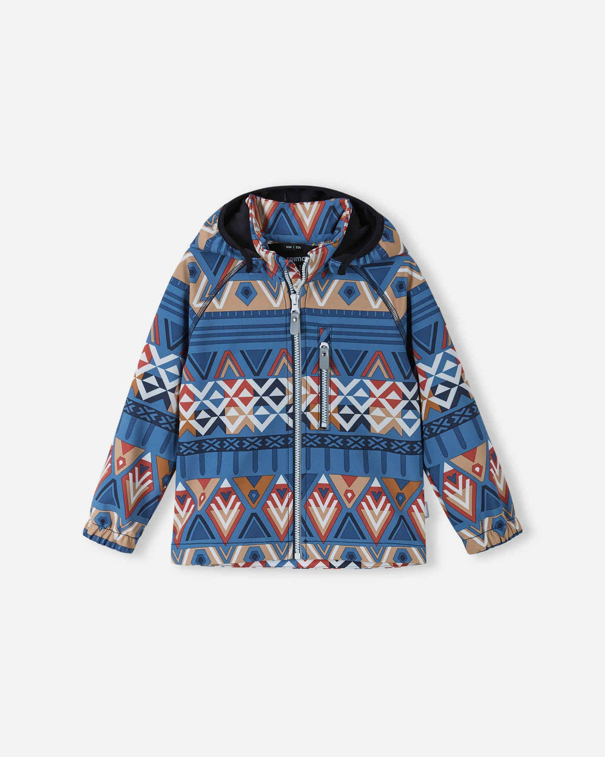 Reima Softshell Jacket, Vantti, Blue Ocean – Back View
