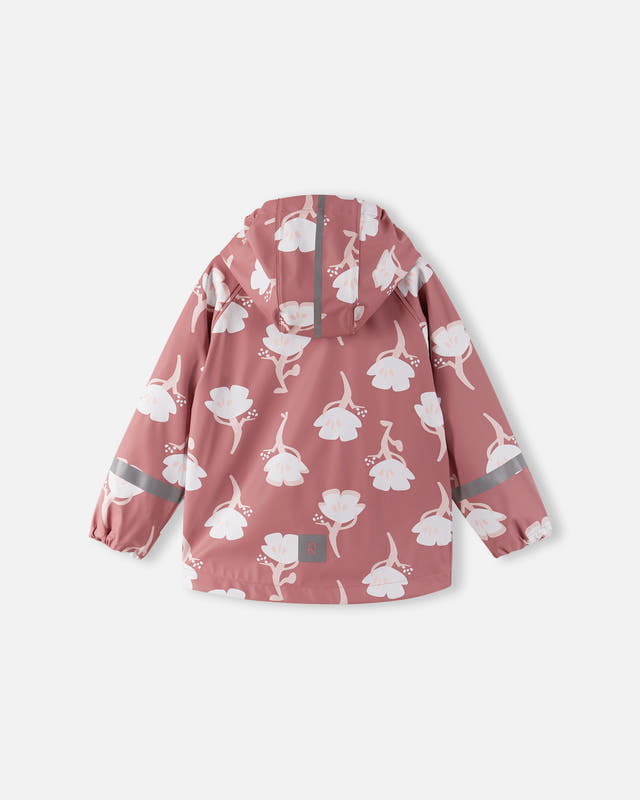 Reima Waterproof Rain Jacket Vesi Rose Blush – Detail View