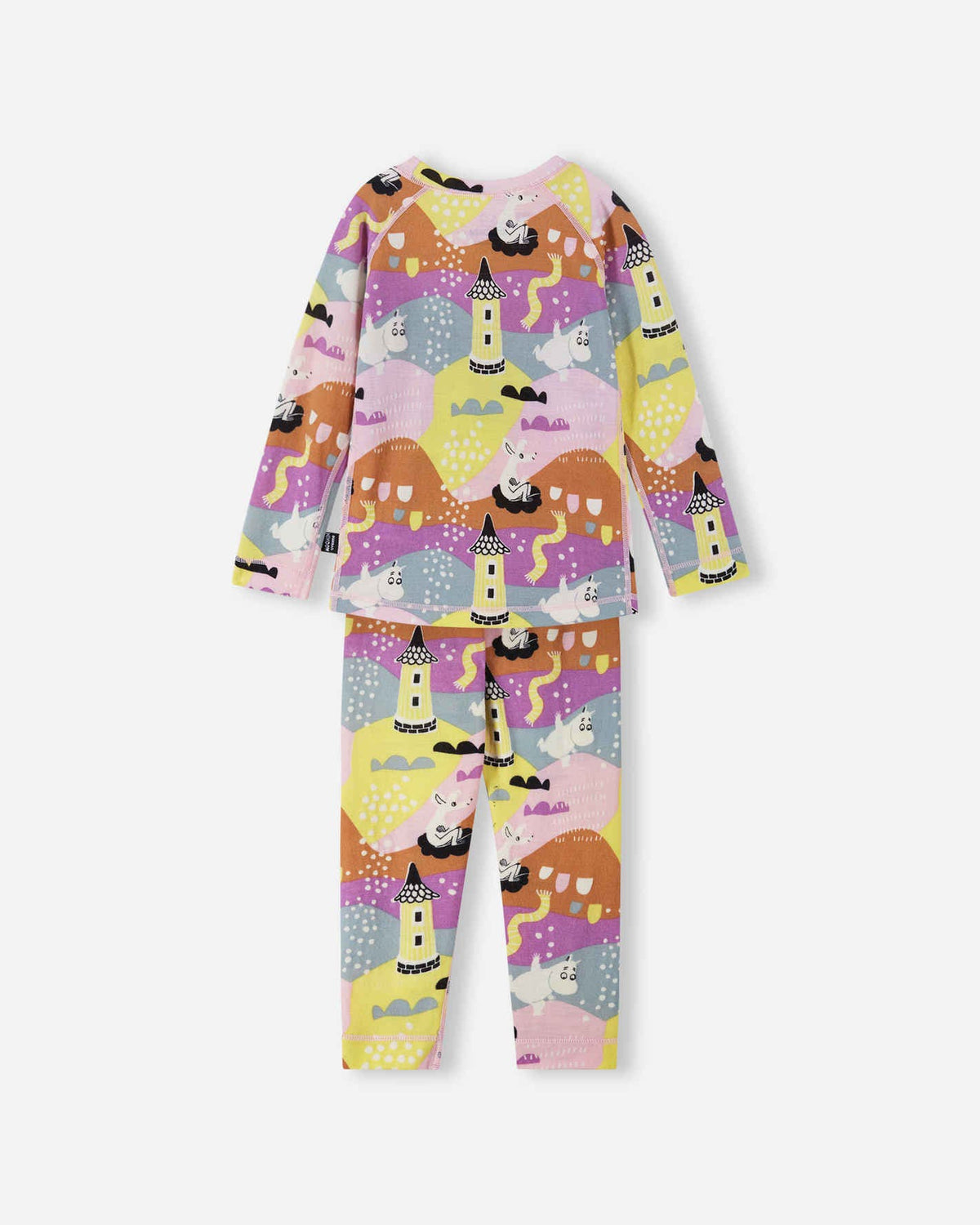 Reima Wool & Bamboo Thermal Set, Moomin Trivsam, Pale Rose – Additional View 1