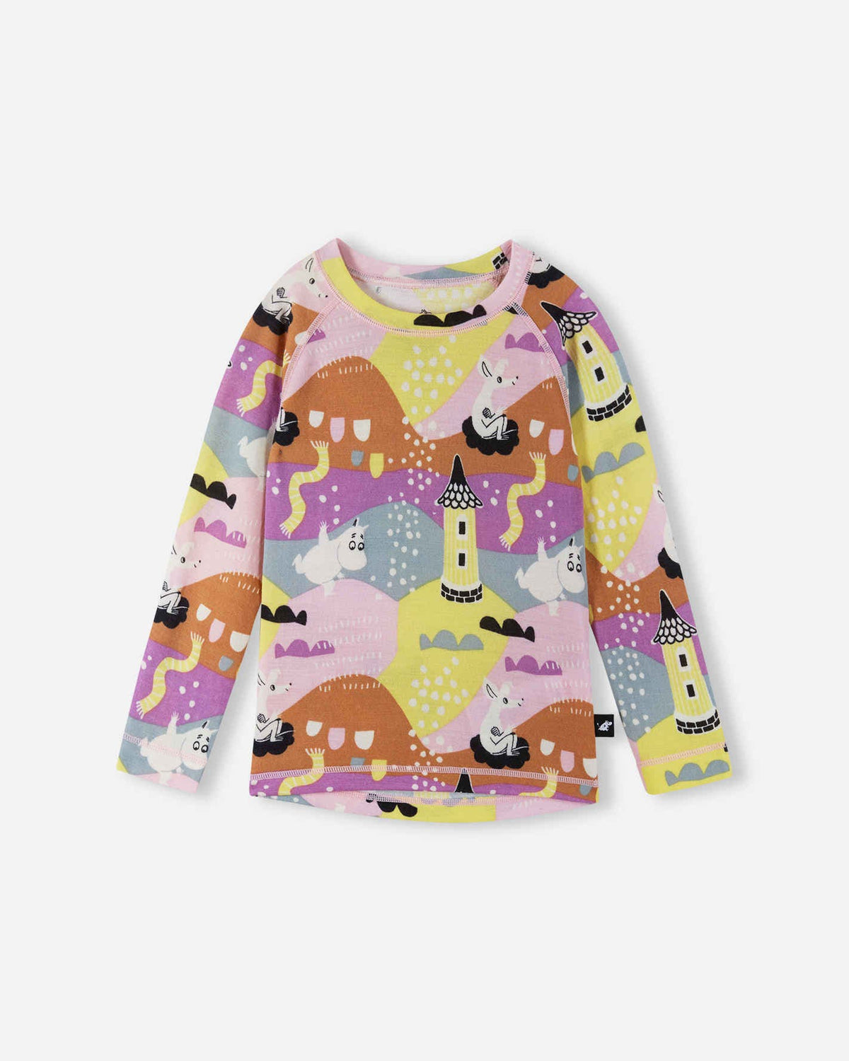 Reima Wool & Bamboo Thermal Set, Moomin Trivsam, Pale Rose – Additional View 2