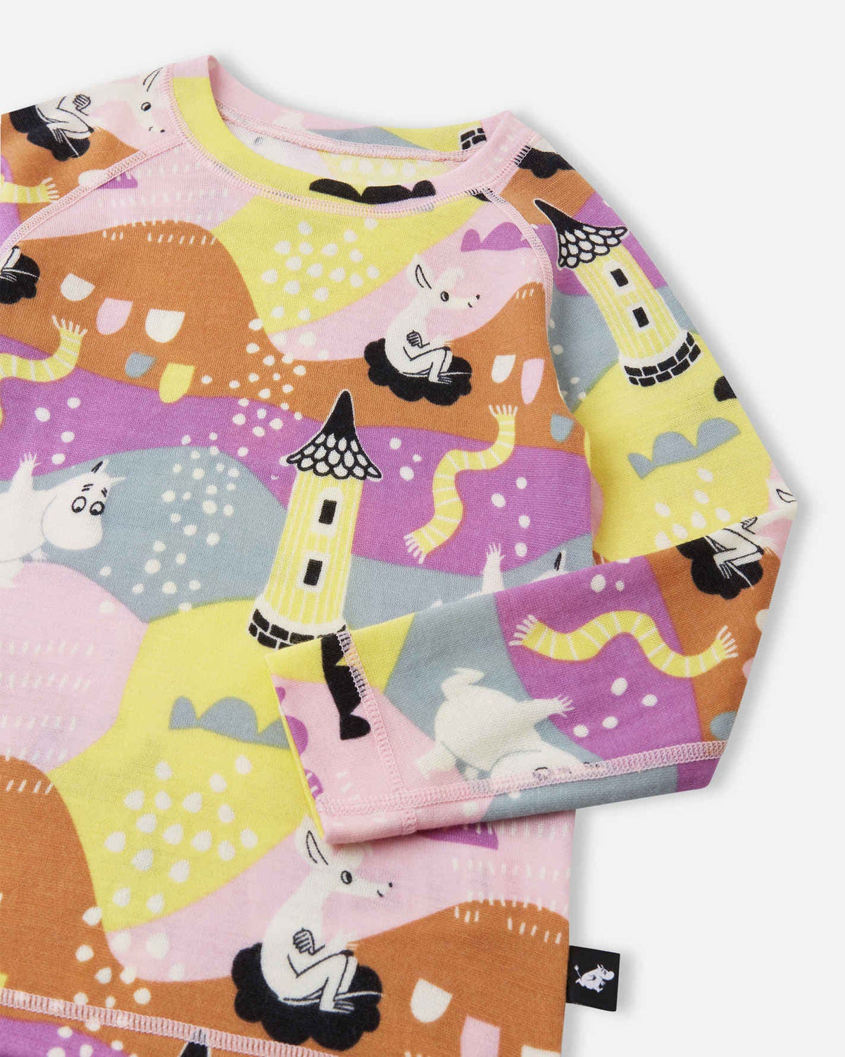 Reima Wool & Bamboo Thermal Set, Moomin Trivsam, Pale Rose – Additional View 4