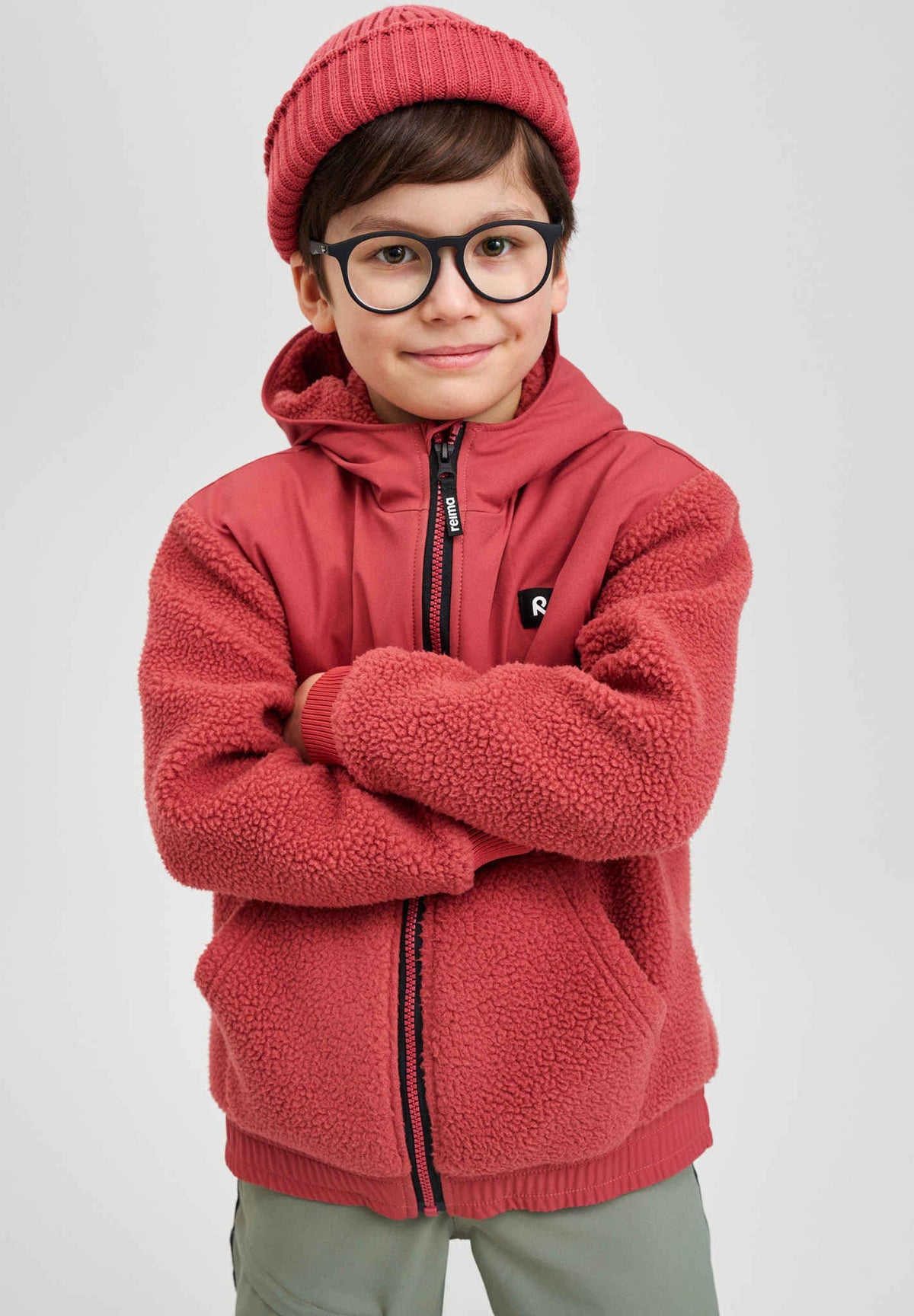 Reima Hoodie, Samota, Red Clay – Side View