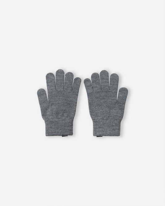 Reima - Sormin Merino Wool Blend Knit Gloves - Grey