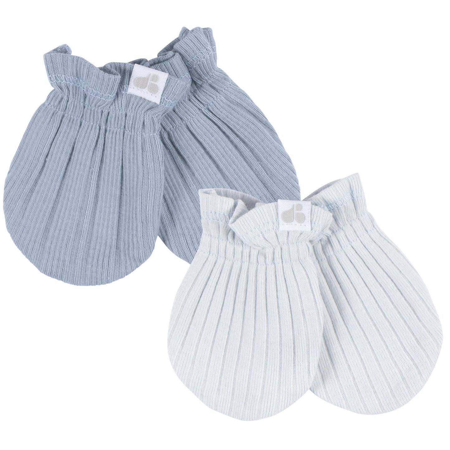Just Born - 4pc Hat+Mitten Set - Blue