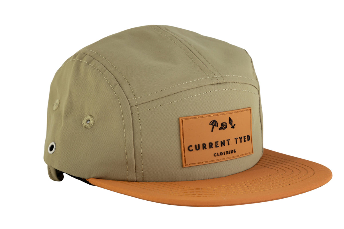 Current Tyed - 5 Panel Waterproof Snapback Hats