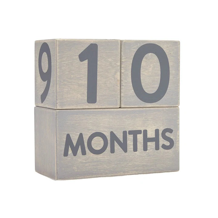Pearhead - Wooden Age Milestone Block Set