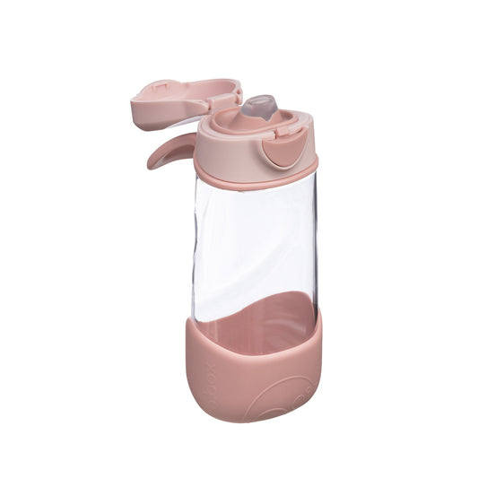 b.box - Tritan Sport Spout Bottle - 450ml - Blush Crush