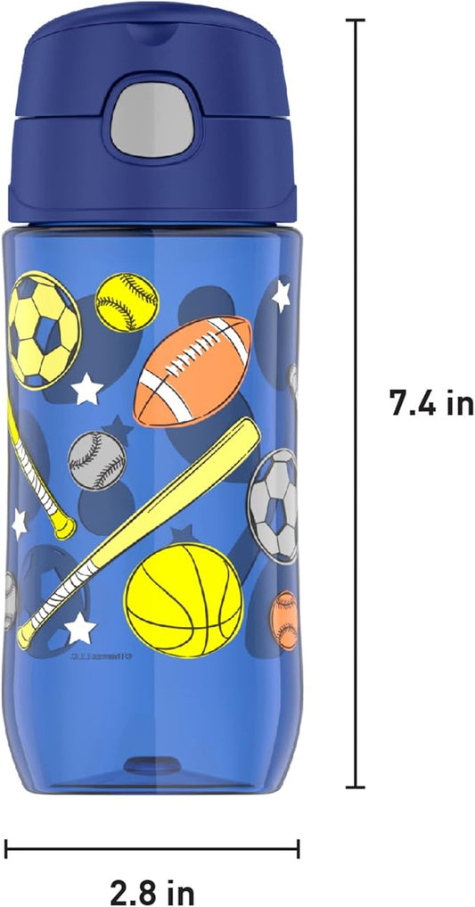 Thermos Funtainer 16 Ounce Plastic Hydration Bottle with Spout Lid, Color Change Sports