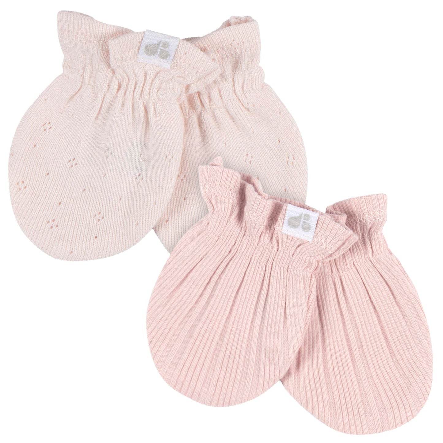 Just Born - 4pc Hat+Mitten Set - Pink